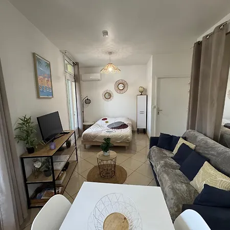 Cosy Centre - Terrasse & Clim קאן סור מר